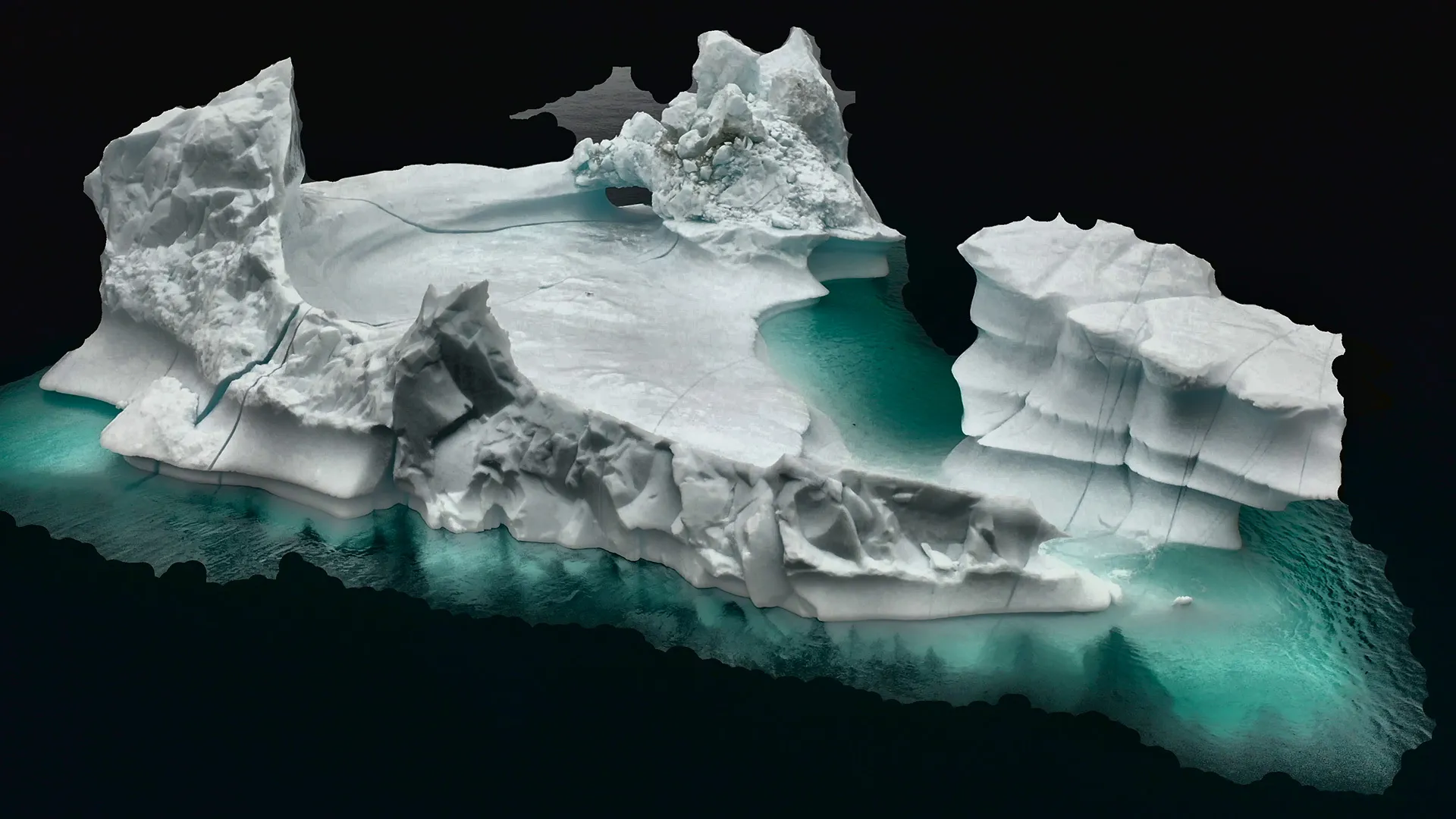 3D model of iceberg