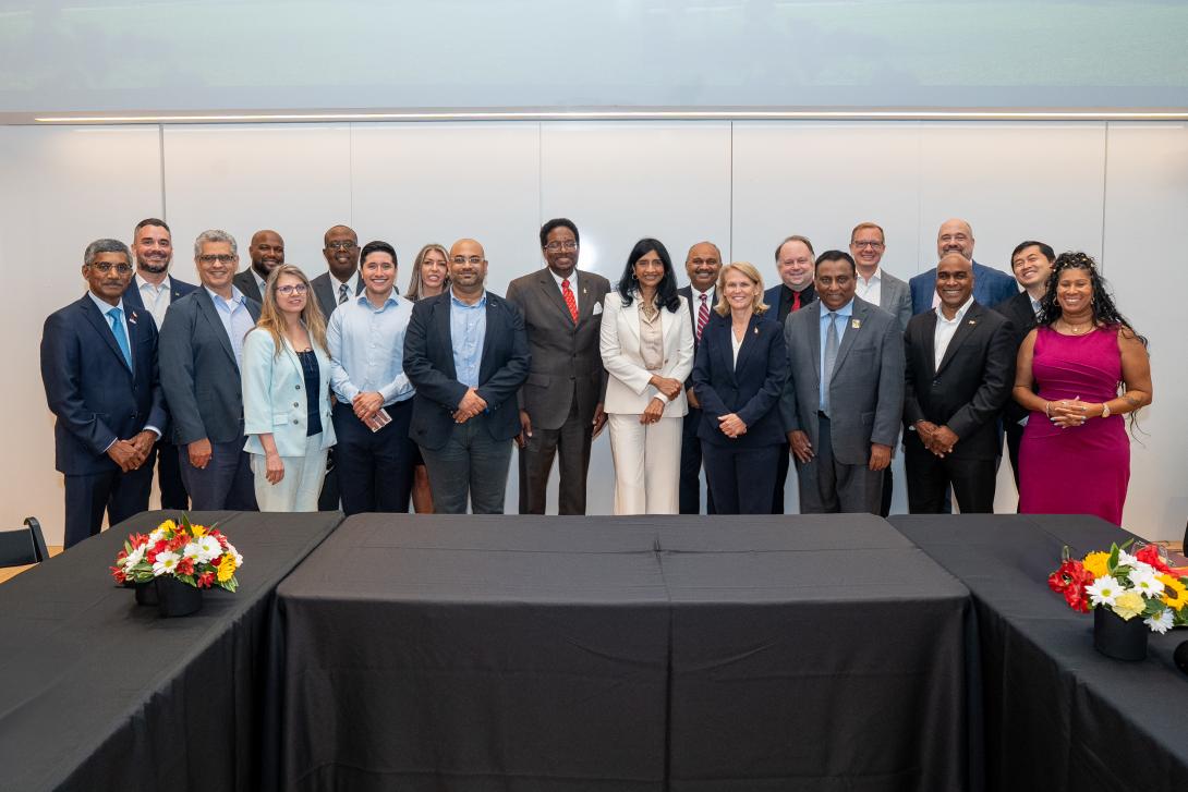 State, business and university leaders convene at UMD to discuss artificial intelligence and quantum technology research and education.